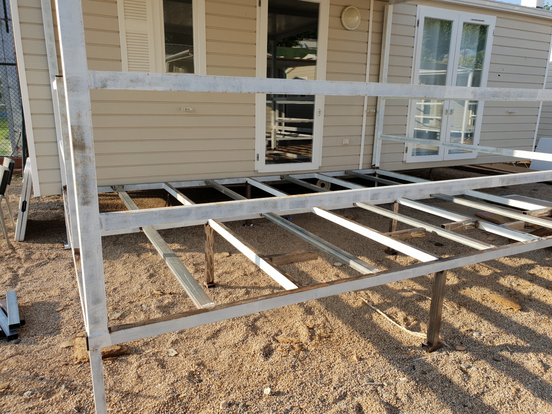 Estructura i coberta d'ampliació d'habitatge feta per ROGASAN al Bages